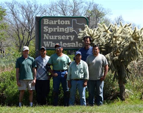 Barton springs nursery - Austin, Texas 78746. (512) 328-6655. Hours. Monday–Saturday. 9am – 6pm. Sundays. 10am – 6pm. Return Policy. Barton Springs Nursery hosts Gardening, Horticultural and Landscape Design Events for the general public.